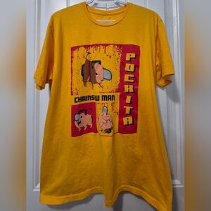 Mens Chain Saw Man Crunchyroll T Shirt Size Large